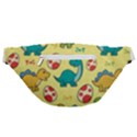 Seamless Pattern With Cute Dinosaurs Character Fanny Pack View2