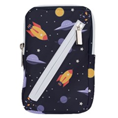 Cosmos Rockets Spaceships Ufos Belt Pouch Bag (large) by pakminggu