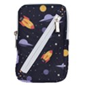 Cosmos Rockets Spaceships Ufos Belt Pouch Bag (Large) View1