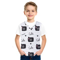 Cute Cameras Doodles Hand Drawn Kids  Basketball Tank Top by pakminggu