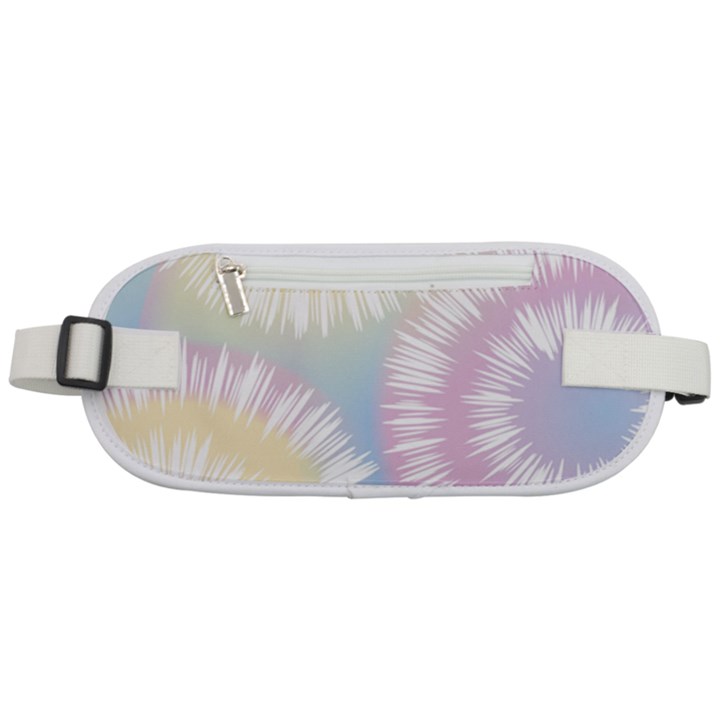 Tie Dye Pattern Colorful Design Rounded Waist Pouch