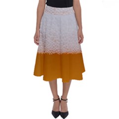 Beer Foam Bubbles Alcohol Glass Perfect Length Midi Skirt by pakminggu