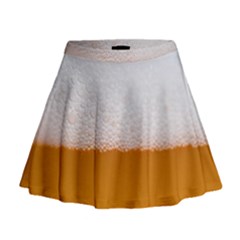 Beer Foam Bubbles Alcohol Glass Mini Flare Skirt by pakminggu