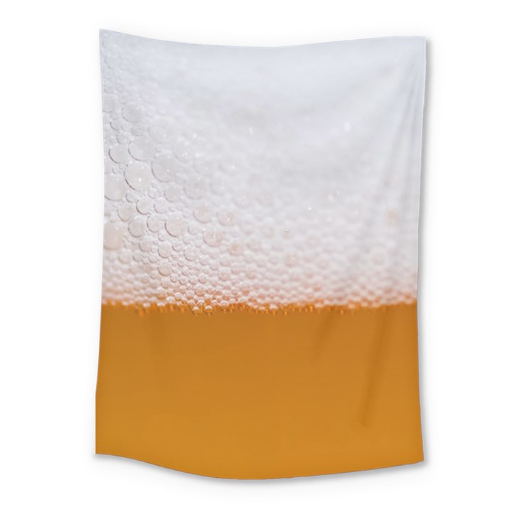 Beer Foam Bubbles Alcohol Glass Medium Tapestry