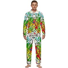 Brain Mind Psychology Idea Hearts Men s Long Sleeve Velvet Pocket Pajamas Set by pakminggu