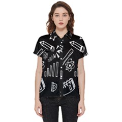 Knowledge Drawing Education Science Short Sleeve Pocket Shirt by pakminggu