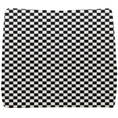 Background Black Board Checker Checkerboard Seat Cushion by pakminggu