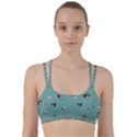 Raccoon Texture Seamless Scrapbooking Hearts Line Them Up Sports Bra View1