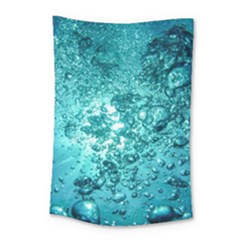 Nature Wallpaper Bubbles Water Bubbly Small Tapestry by pakminggu