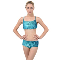 Nature Wallpaper Bubbles Water Bubbly Layered Top Bikini Set by pakminggu