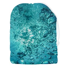 Nature Wallpaper Bubbles Water Bubbly Drawstring Pouch (3xl) by pakminggu