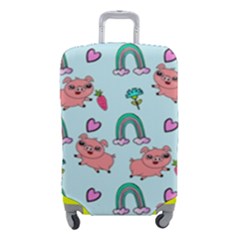 Pigs Pattern Art Design Drawing Sketch Wallpaper Luggage Cover (small) by pakminggu