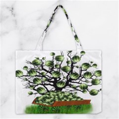 Watermelon Tree Abstraction On Watermelon Abundance Medium Tote Bag by pakminggu