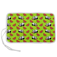 Watermelon Panda Background Wallpaper Pen Storage Case (l) by pakminggu