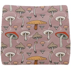 Mushrooms Autumn Fall Pattern Seamless Decorative Seat Cushion by pakminggu