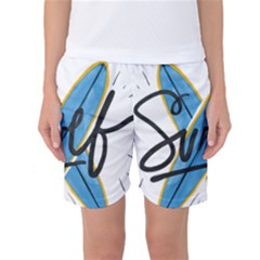 Wave Surfing Surfboard Surfing Women s Basketball Shorts by pakminggu