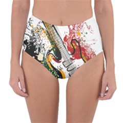 Electric Guitar Reversible High-waist Bikini Bottoms by pakminggu