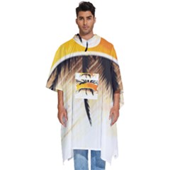 Hawaii Beach Summer Men s Hooded Rain Ponchos by pakminggu