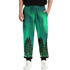 Aurora Northern Lights Phenomenon Atmosphere Sky Men s Elastic Waist Pants by pakminggu