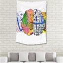 Brain Cerebrum Biology Abstract Small Tapestry View2