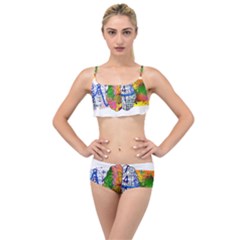 Brain Cerebrum Biology Abstract Layered Top Bikini Set by pakminggu