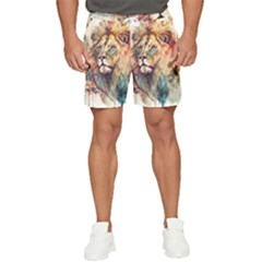 Lion Africa African Art Men s Runner Shorts by pakminggu