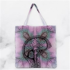 Tourette Syndrome Epilepsy Brain Grocery Tote Bag by pakminggu