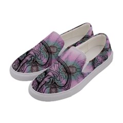 Tourette Syndrome Epilepsy Brain Women s Canvas Slip Ons by pakminggu