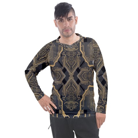 Brain Technology Data Digital Men s Pique Long Sleeve Tee by pakminggu