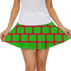 Keyboard Keys Computer Input Pc Women s Skort by danenraven