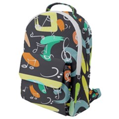 Repetition Seamless Child Sketch Flap Pocket Backpack (small) by danenraven