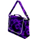 Purple Pattern Background Structure Box Up Messenger Bag View1