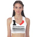 I love blueberry cheesecake  Sports Bra View1