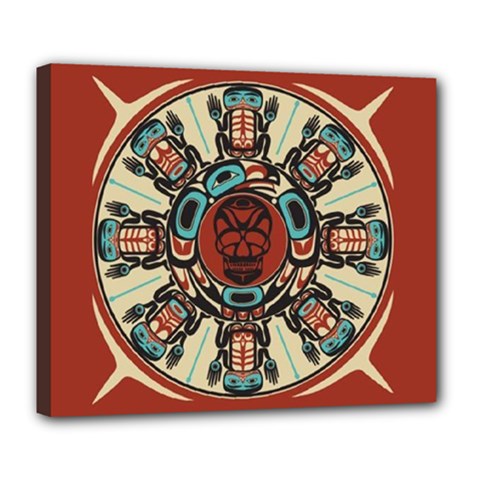 Grateful Dead Pacific Northwest Deluxe Canvas 24  X 20  (stretched) by Mog4mog4