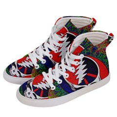 Grateful Dead Pattern Men s Hi-top Skate Sneakers by Mog4mog4