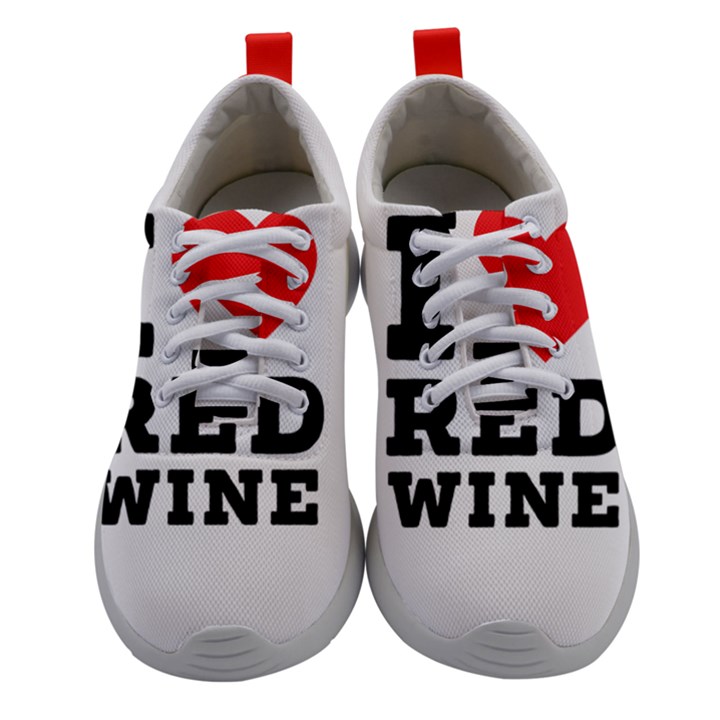 I love red wine Women Athletic Shoes