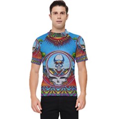 Grateful Dead Wallpapers Men s Short Sleeve Rash Guard by Mog4mog4