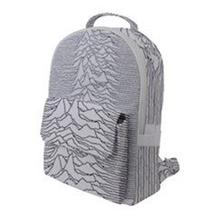 Joy Division Unknown Pleasures Post Punk Flap Pocket Backpack (large) by Mog4mog4