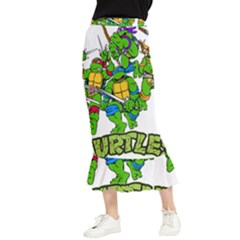 Teenage Mutant Ninja Turtles Maxi Fishtail Chiffon Skirt by Mog4mog4