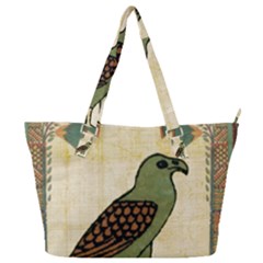 Egyptian Paper Papyrus Bird Full Print Shoulder Bag by Mog4mog4