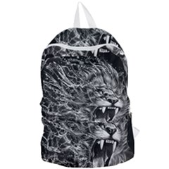 Lion Furious Abstract Desing Furious Foldable Lightweight Backpack by Mog4mog4