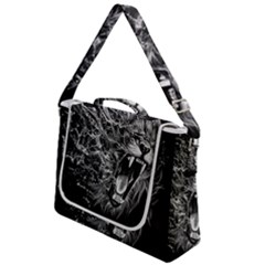 Lion Furious Abstract Desing Furious Box Up Messenger Bag by Mog4mog4