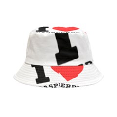 I Love Raspberry Inside Out Bucket Hat by ilovewhateva