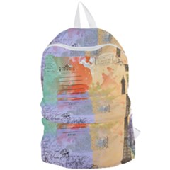 Scrapbook Paris Vintage France Foldable Lightweight Backpack by Mog4mog4