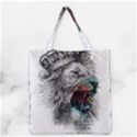 Lion King Head Grocery Tote Bag View1