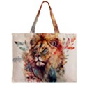 Lion Africa African Art Zipper Mini Tote Bag View2