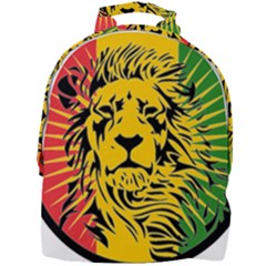 Lion Head Africa Rasta Mini Full Print Backpack by Mog4mog4