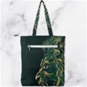 Angry Male Lion Double Zip Up Tote Bag View2