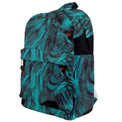 Angry Male Lion Predator Carnivore Classic Backpack by Mog4mog4