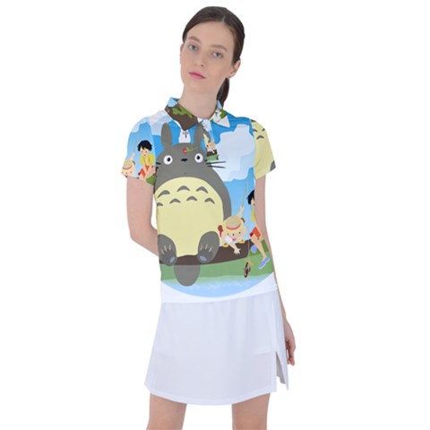 My Neighbor Totoro Totoro Women s Polo Tee by Mog4mog4